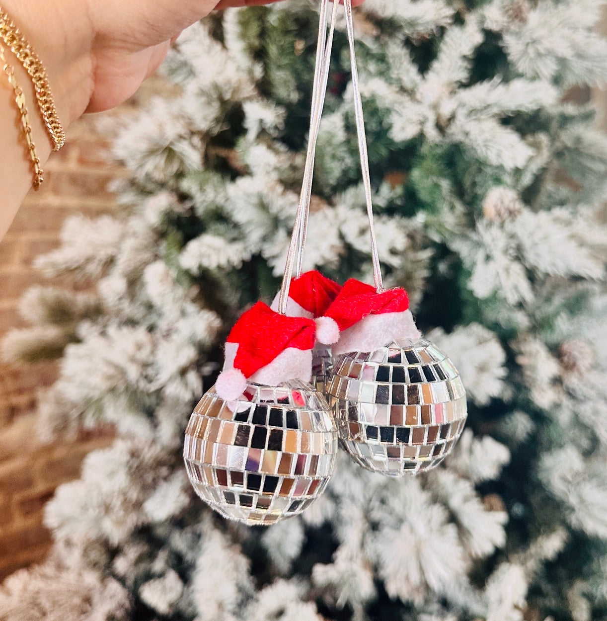 Disco Christmas Car Charm