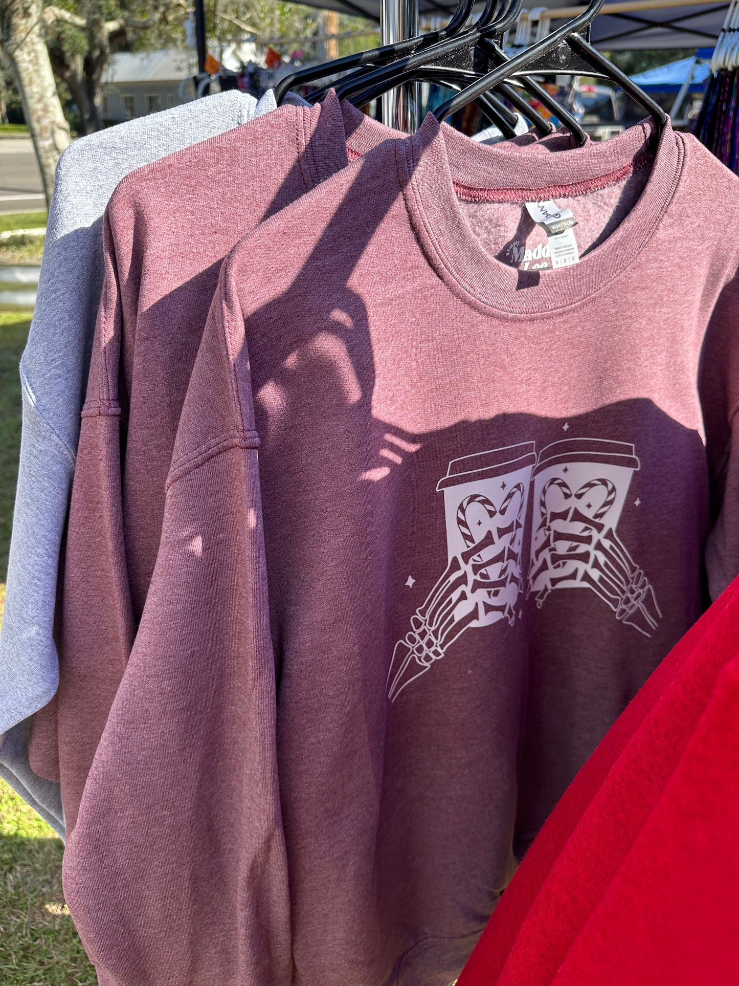 Peppermint Mocha Skellie Crewneck