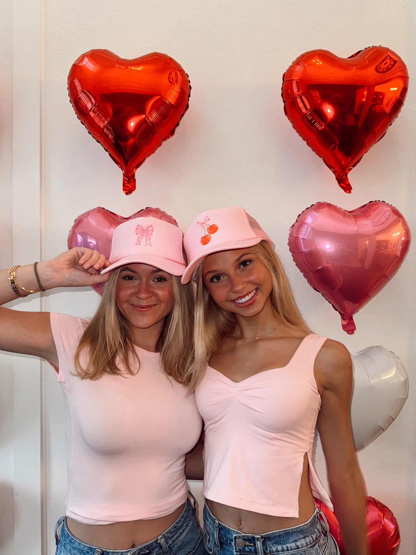 Cherry Bow Trucker Hat