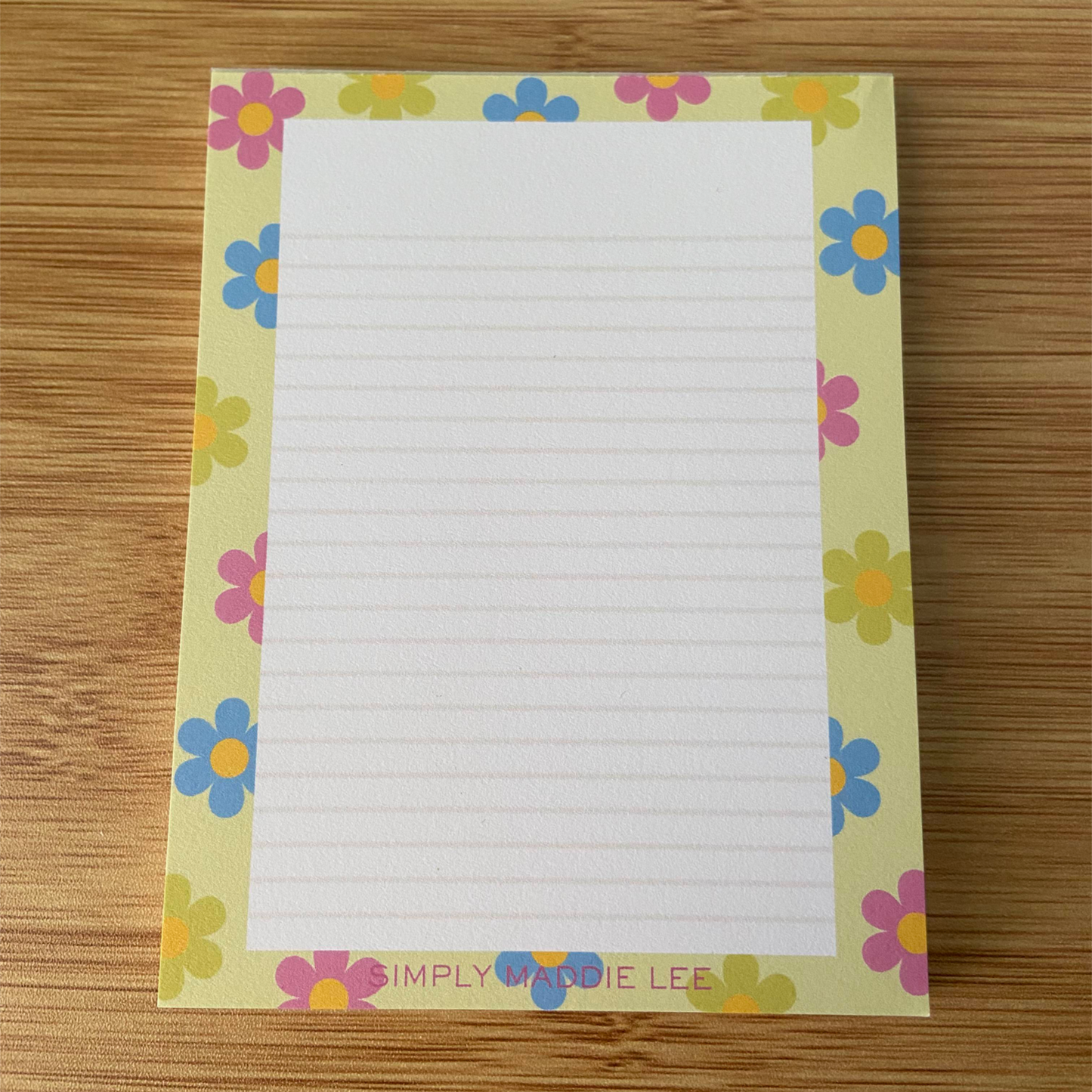 Flower Power Notepad