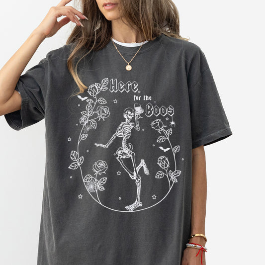 Here For The Boos Short Sleeve Tee