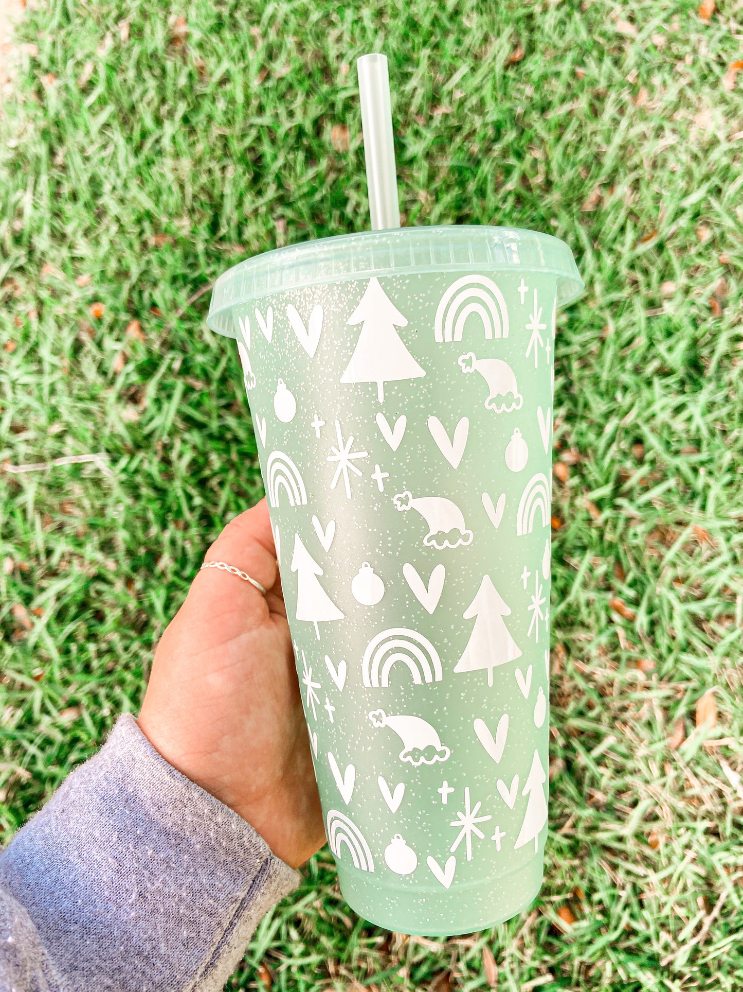 Color Changing Reusable Cold Cup w/ Holiday Design