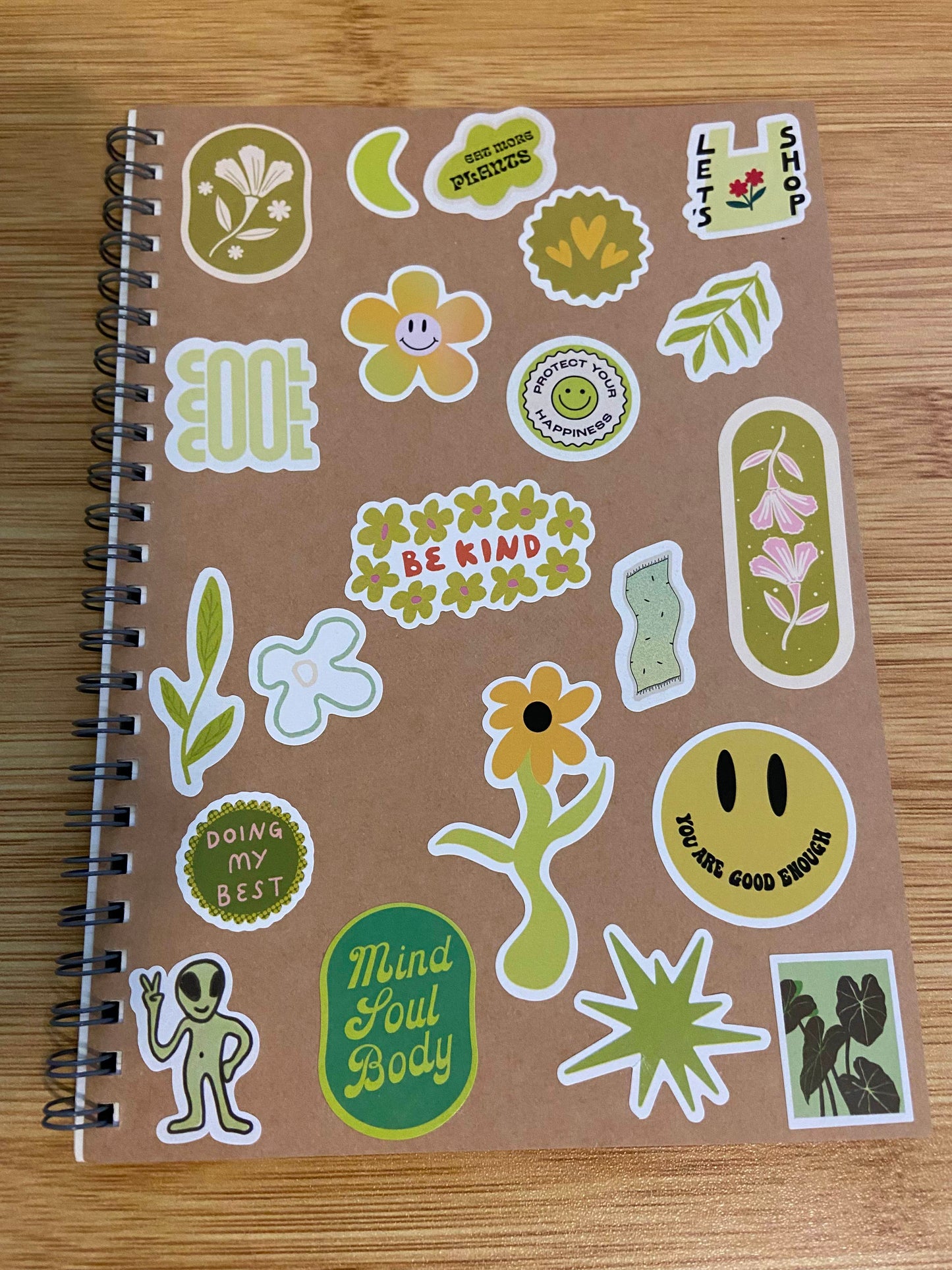 Sticker Cover Spiral Notebook