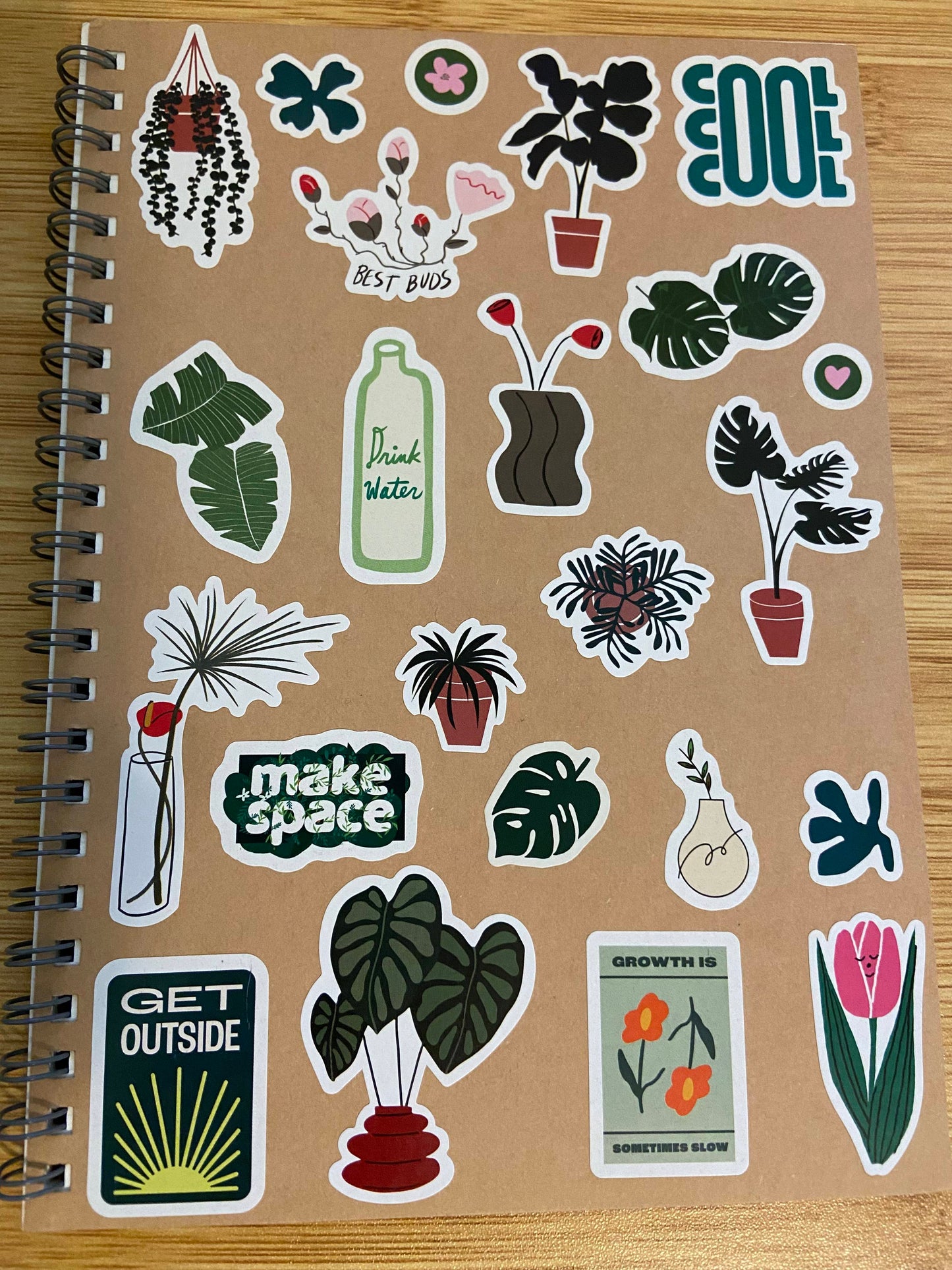 Sticker Cover Spiral Notebook