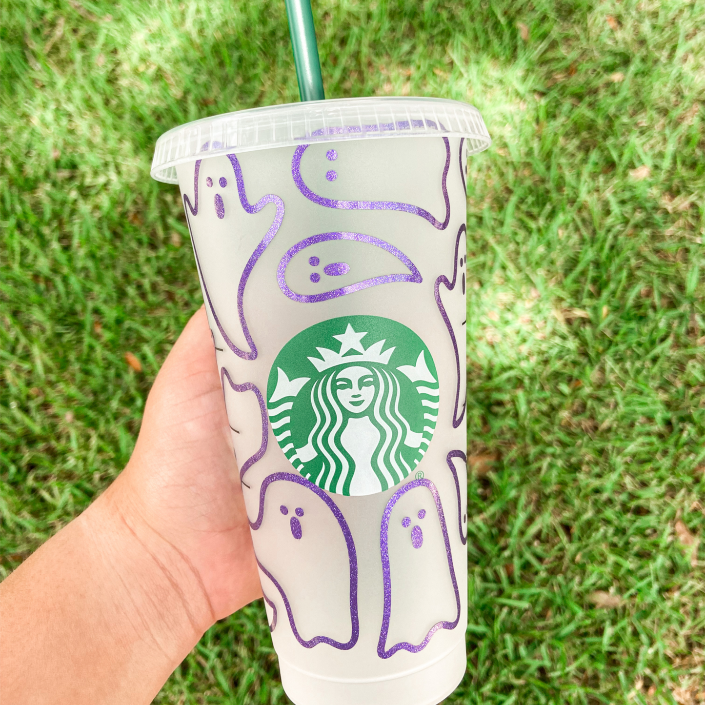 Ghost Reusable Starbucks Cold Cup