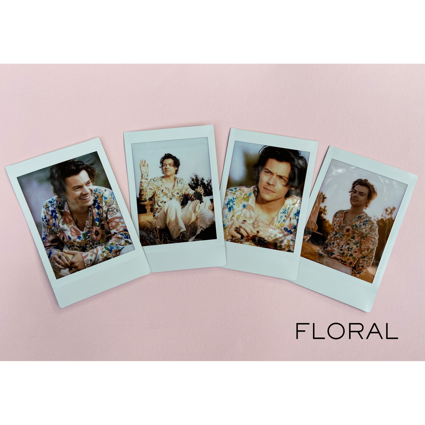 Harry Styles Polaroid Prints - Set of 4