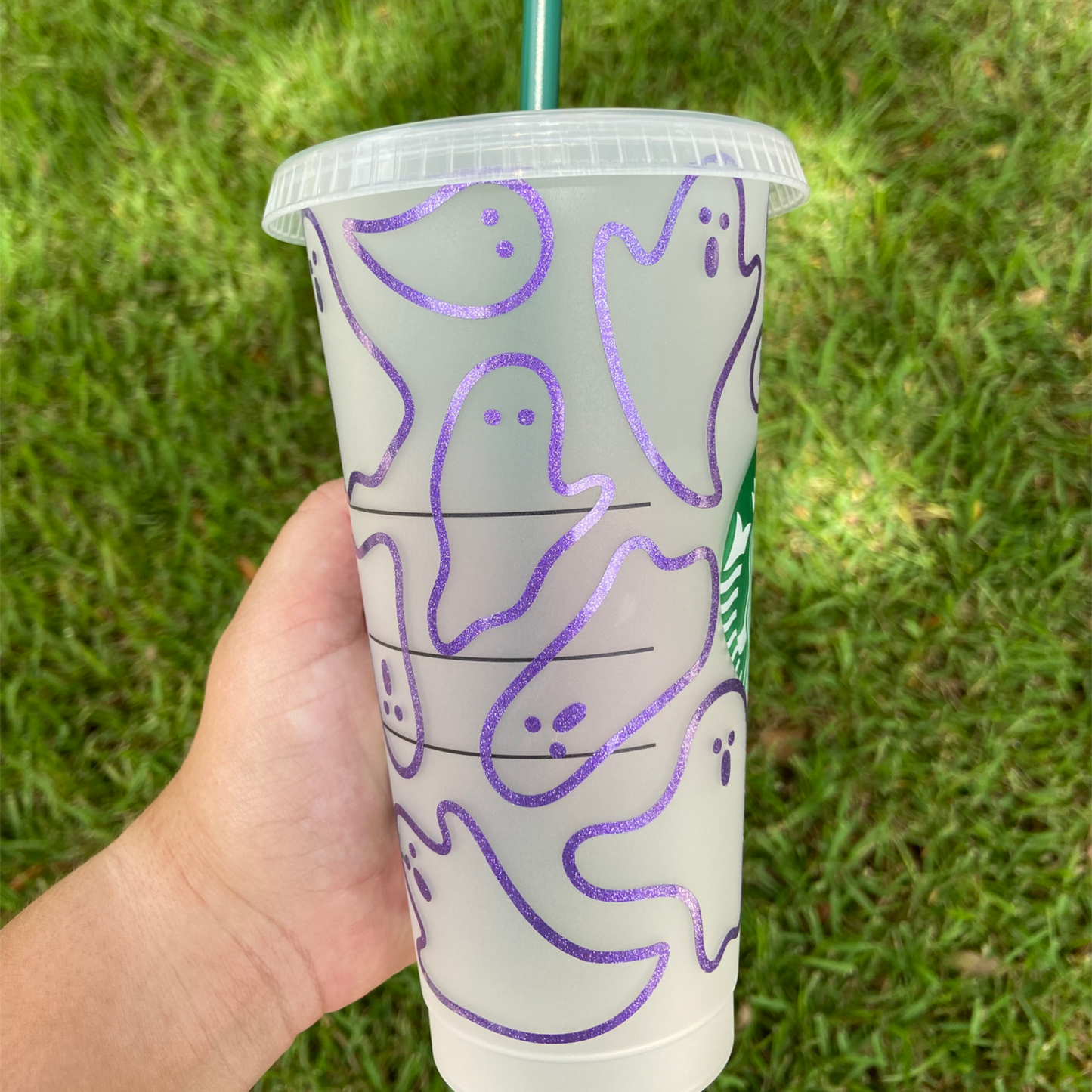 Ghost Reusable Starbucks Cold Cup
