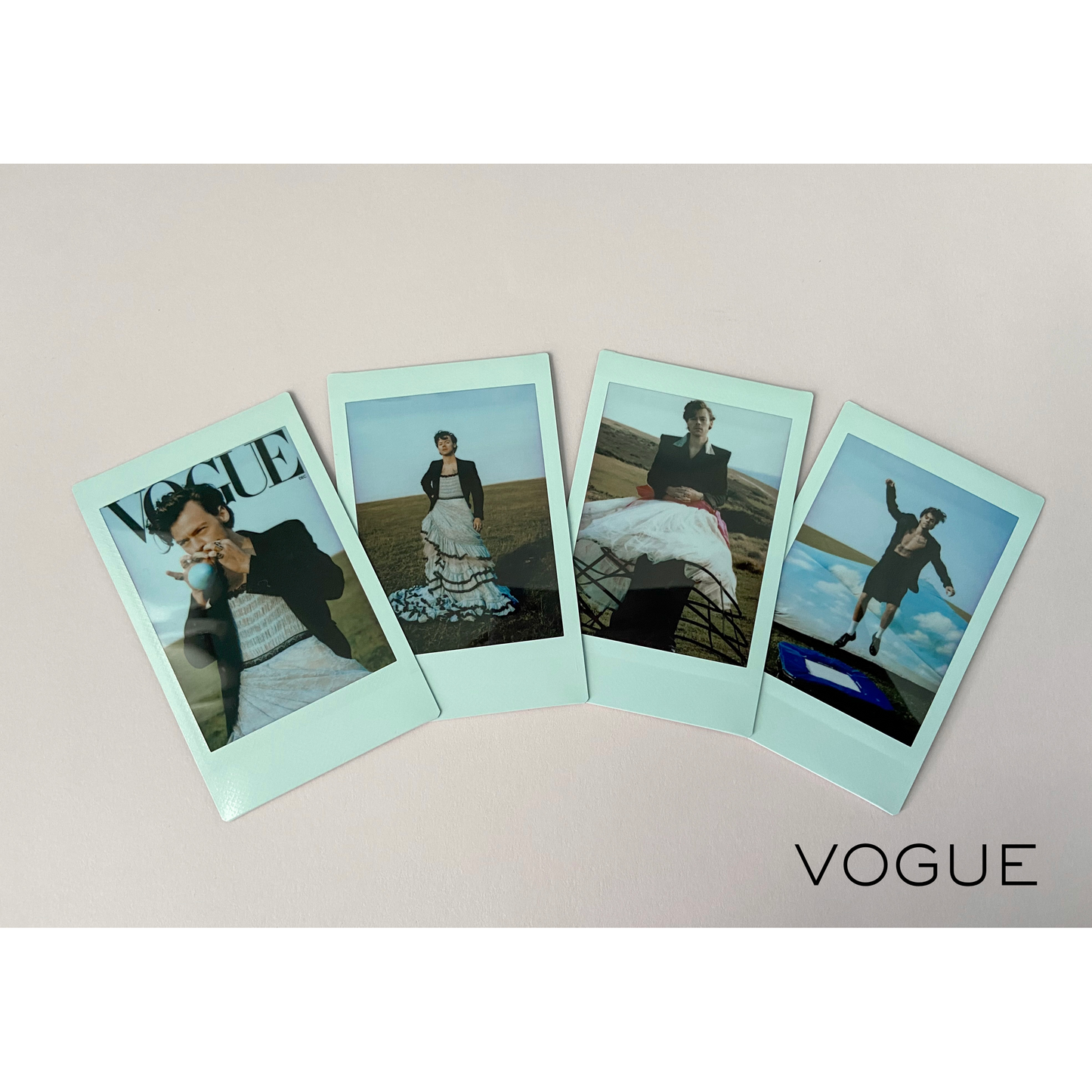 Harry Polaroid Prints - Set of 4