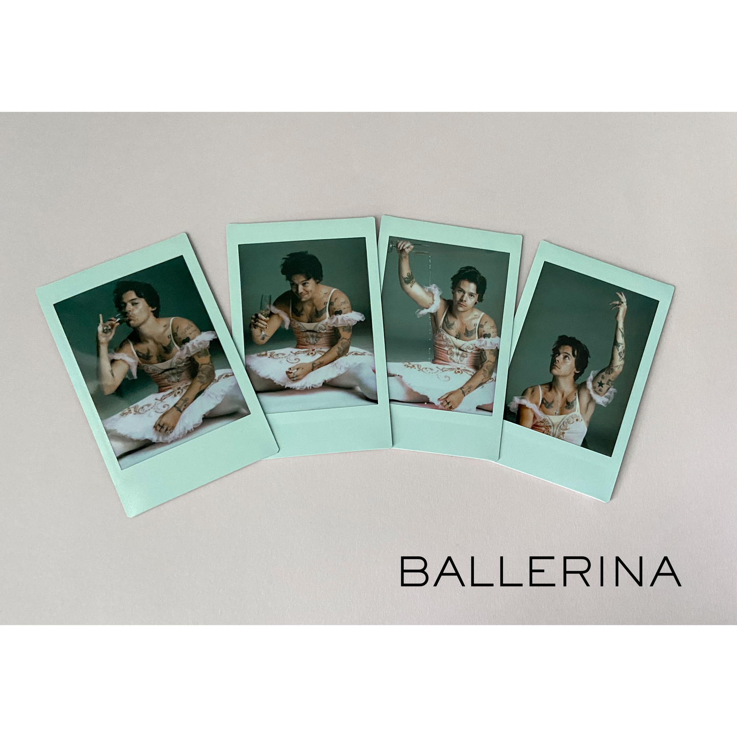 Harry Polaroid Prints - Set of 4