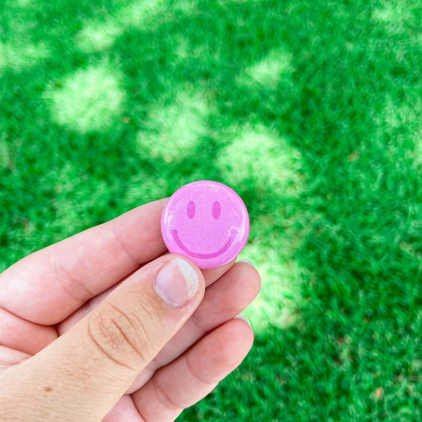Smiley Button Pins