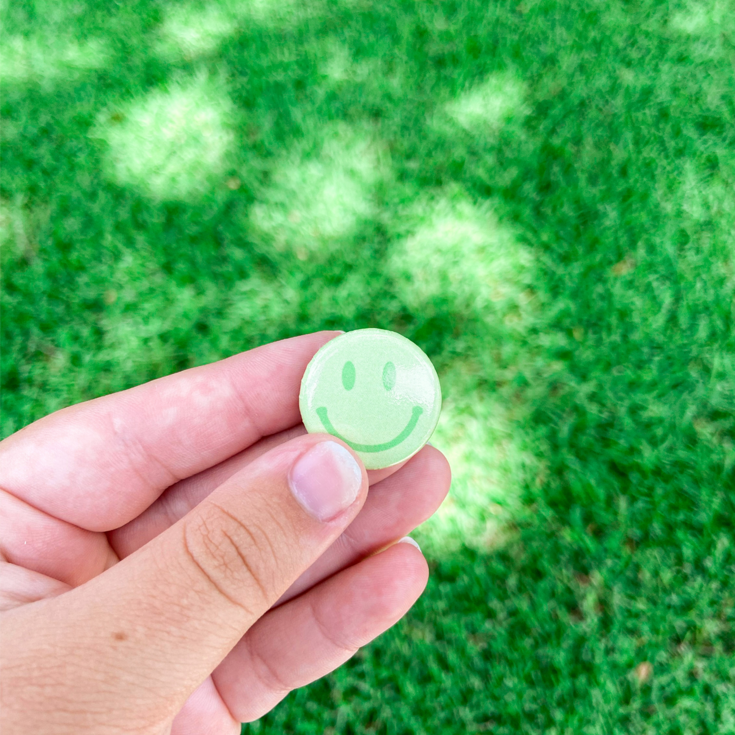 Smiley Button Pins